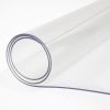 Plastic Table Cover, 42"x84"x0.06", Transparent PVC Table Protector, Rectangle Clear Desk Mat