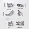 Set Of 6, Stainless Steel Animal Cookie Cutters, Kitten Moulds, Baking Cute DIY Cartoon Cookie Moulds Set
