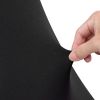 6 Pack Table Cloth for 8FT Rectangular Fitted Events, Wrinkle-Resistant Stretch Black Table Covers, Washable Spandex Tablecloth Protector, for Party