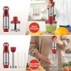 (Amazon&TEMU has banned sales, no work during the weekend.)1100W 5 in 1 Immersion Blender Handheld 12 Speed Mode Hand Blender
