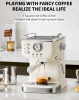 PSCM3120 1350W Semi-automatic Espresso Machine Espresso Machine Cold / Hot Epresso 20Bar (ULKA) High pressure pump pressure temperature regulation