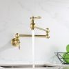 Folding faucet Pot Filler Faucet Wall Mount
