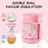 Insulated Lunch Boxes, Insulated lunch box for kids, Double Wall Vacuum Insulation & Exquisite 3D Pattern Design, For School Or Office, Christmas Gift