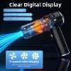 Handheld Car Vacuum Cleaner, 25000PA Strong Cyclonic Suction Portable Mini Vacuum Cordless with Digital Display Lightweight Handheld for Pet Hair, Car